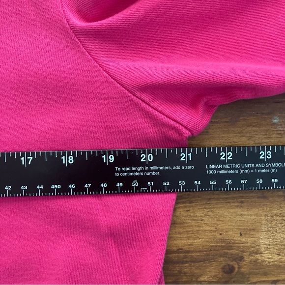 QUACKER FACTORY 3/4 Sleeve Beaded Top Pink Flamingos Palms & Stars Sequins L - Picture 7 of 8